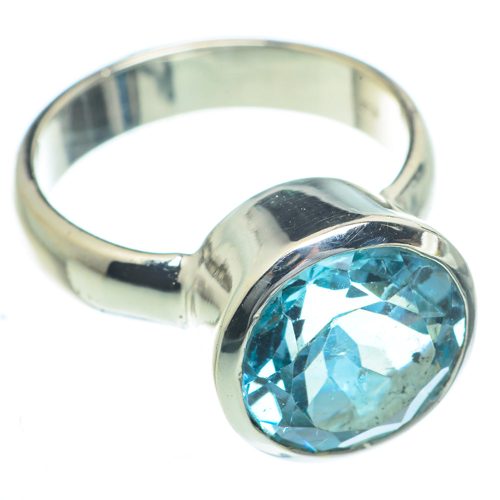 Blue Topaz Rings handcrafted by Anasilvercos - RING62849