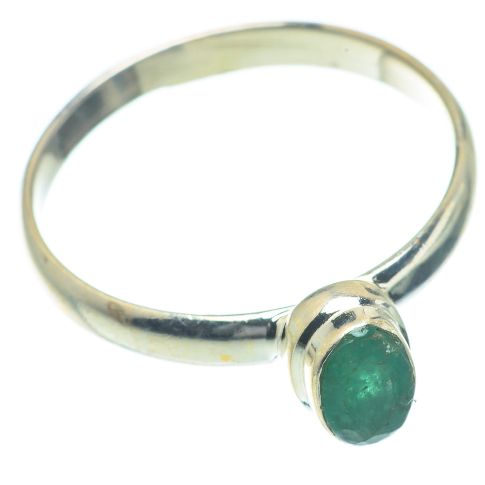 Zambian Emerald Rings handcrafted by Anasilvercos - RING62852