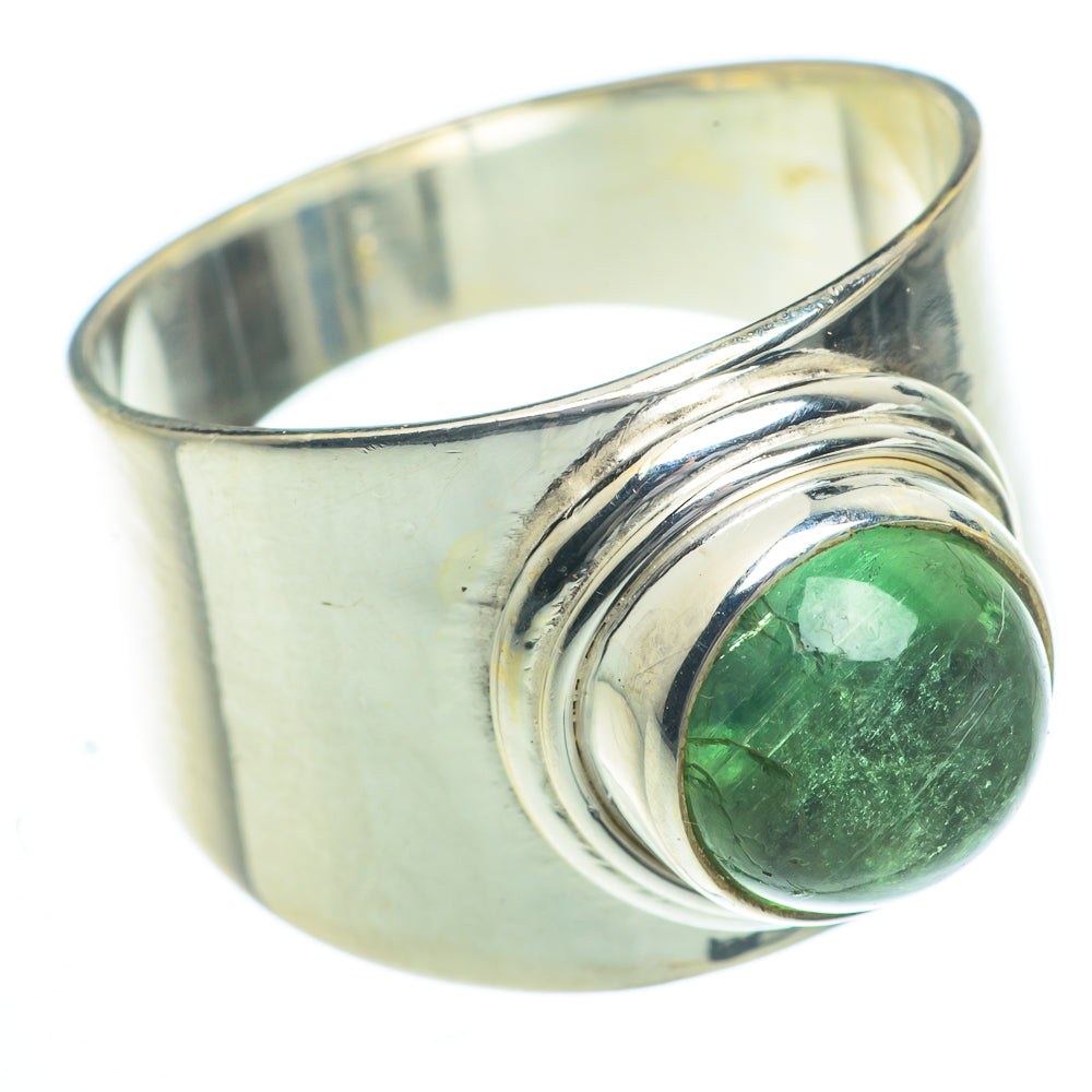 Green Tourmaline Rings handcrafted by Anasilvercos - RING62853