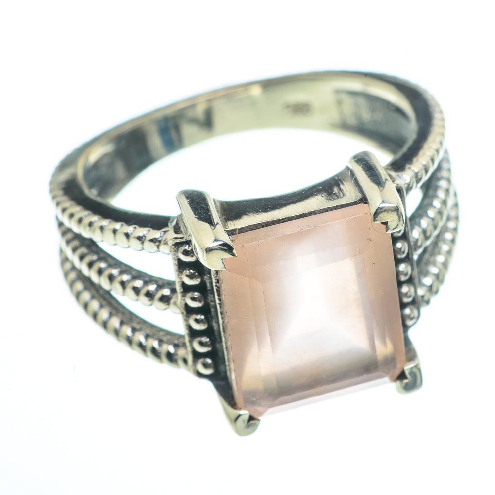 Rose Quartz Rings handcrafted by Anasilvercos - RING62860