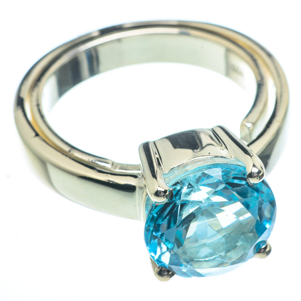 Blue Topaz Rings handcrafted by Anasilvercos - RING62865