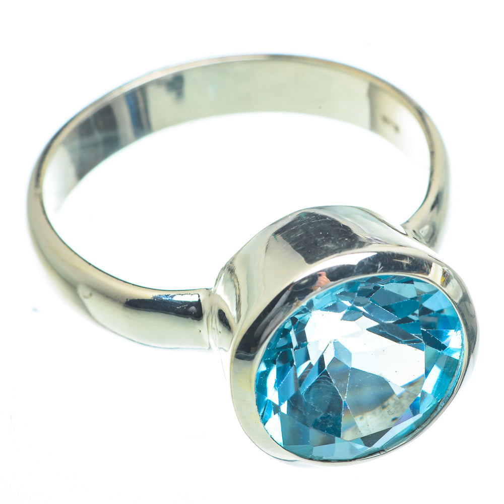 Blue Topaz Rings handcrafted by Anasilvercos - RING62868