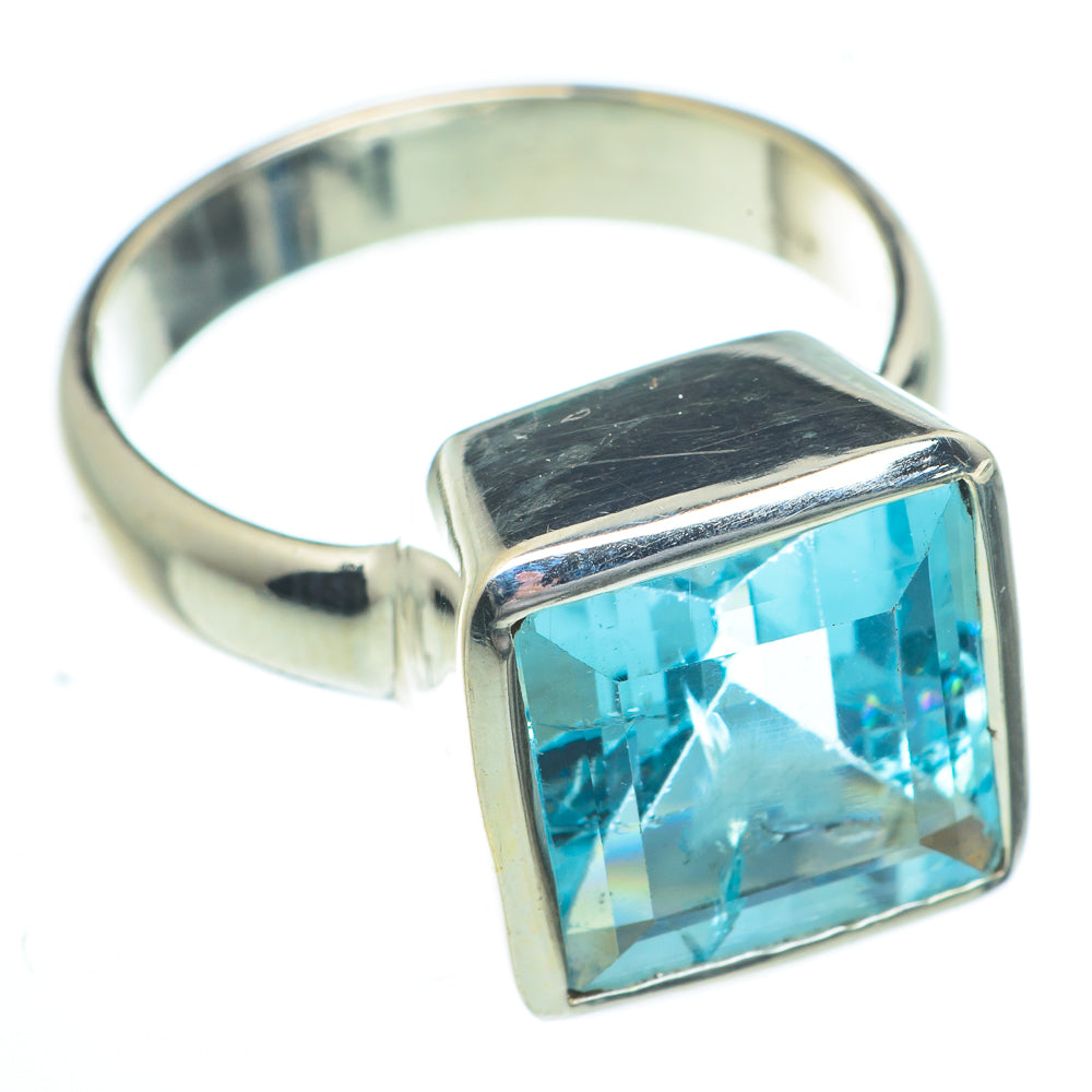 Blue Topaz Rings handcrafted by Anasilvercos - RING62871