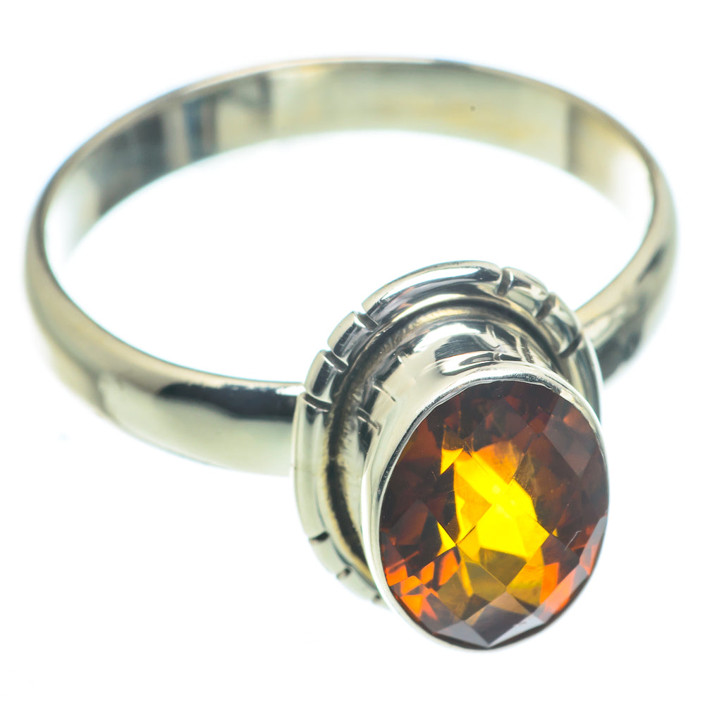 Mandarin Citrine Rings handcrafted by Anasilvercos - RING62875
