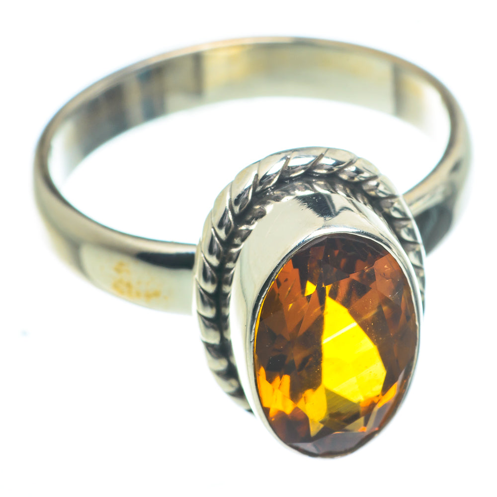 Mandarin Citrine Rings handcrafted by Anasilvercos - RING62876