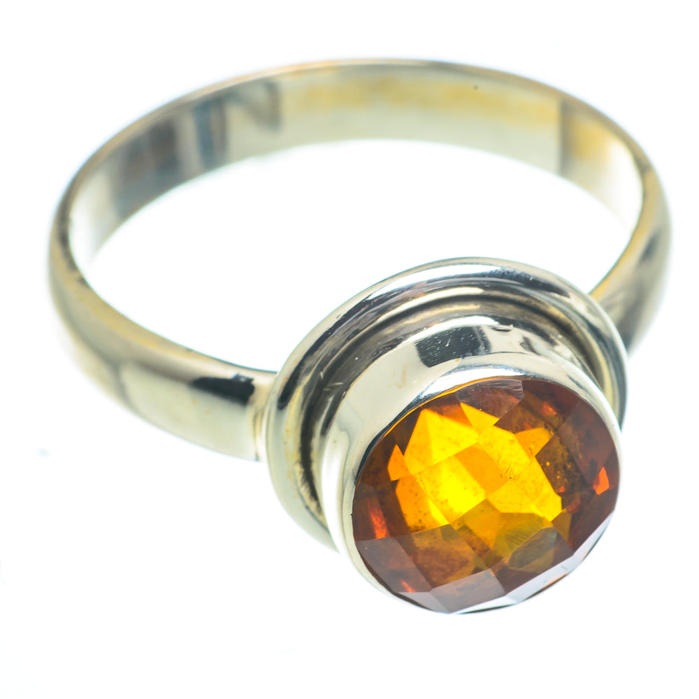 Mandarin Citrine Rings handcrafted by Anasilvercos - RING62877
