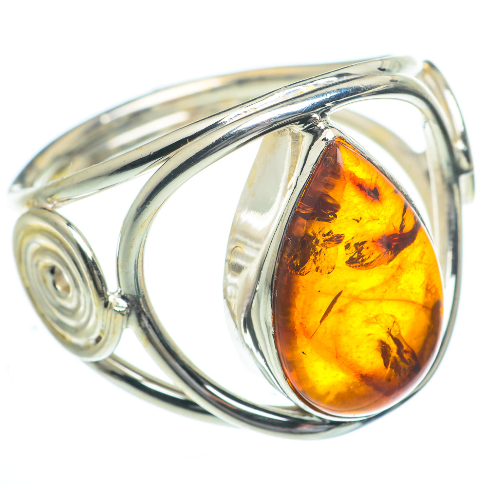 Baltic Amber Rings handcrafted by Anasilvercos - RING62878