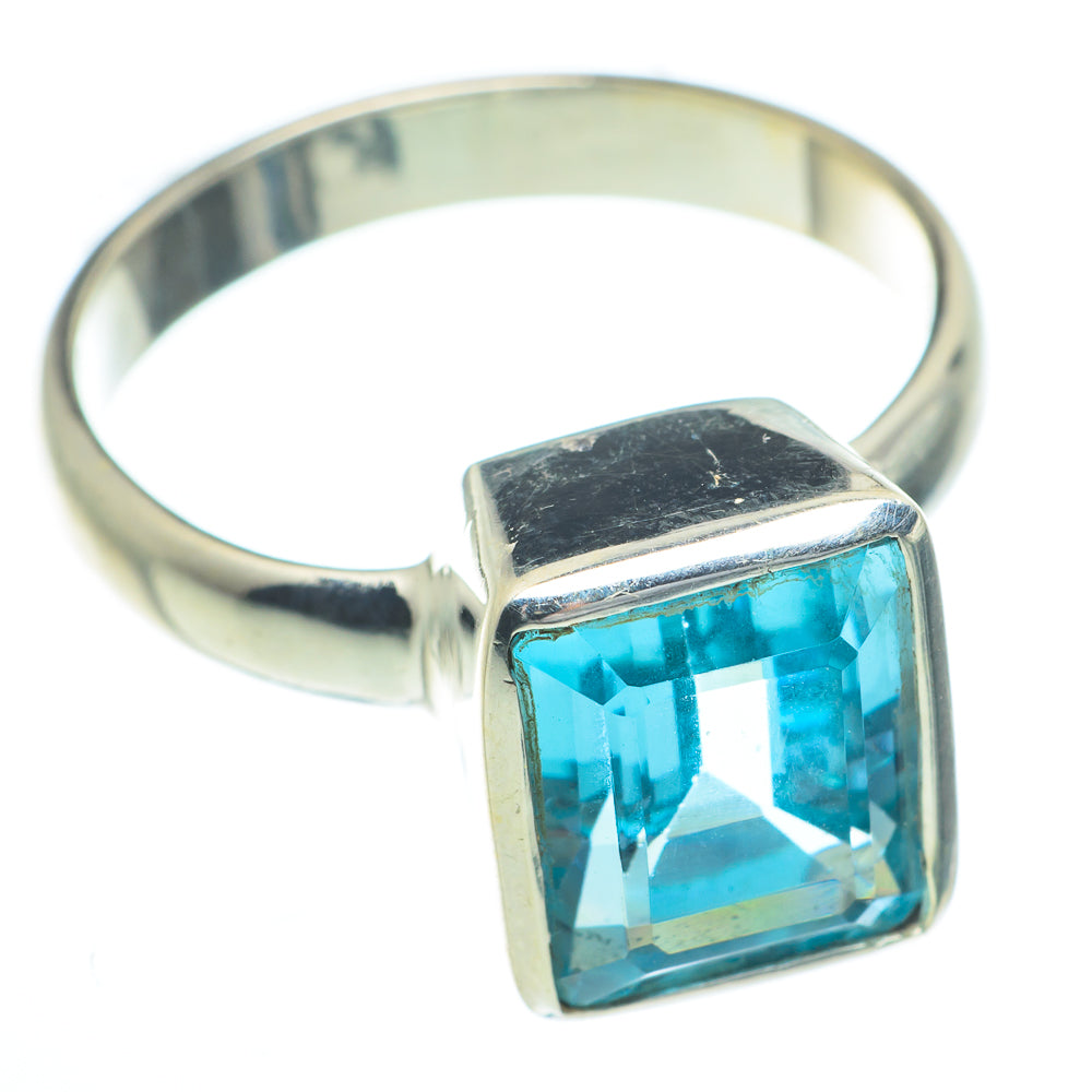Blue Topaz Rings handcrafted by Anasilvercos - RING62886