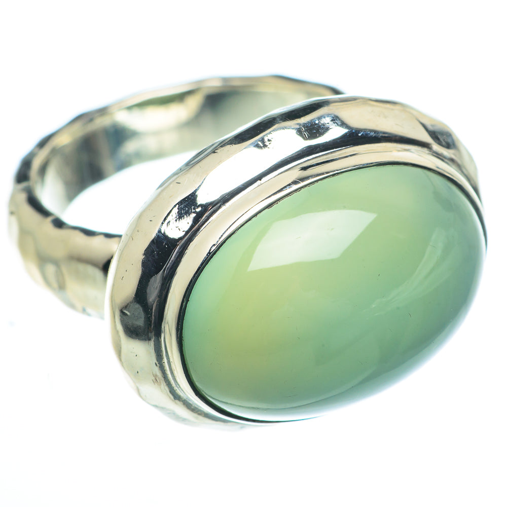 Aqua Chalcedony Rings handcrafted by Anasilvercos - RING62890