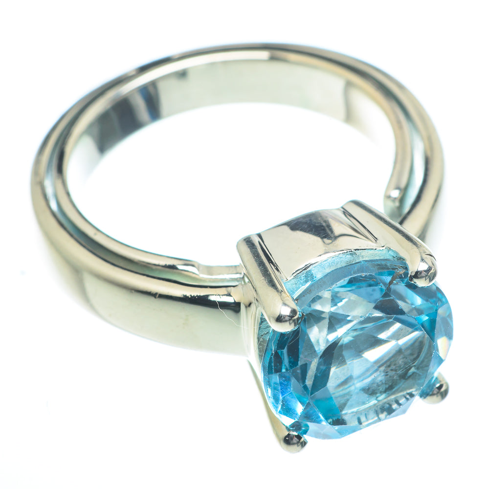 Blue Topaz Rings handcrafted by Anasilvercos - RING62893