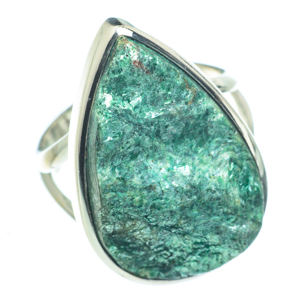 Green Fuchsite Rings handcrafted by Anasilvercos - RING62894