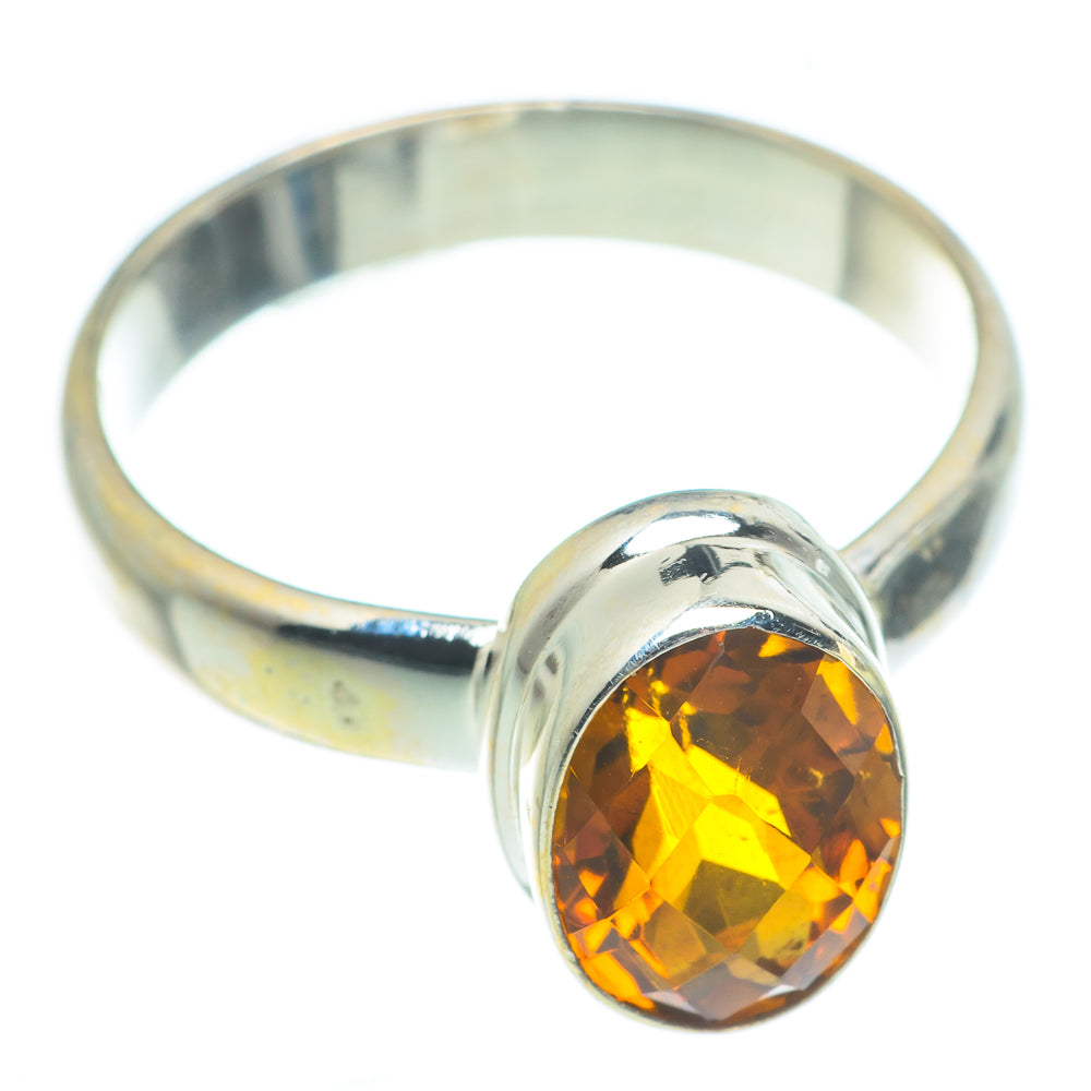 Mandarin Citrine Rings handcrafted by Anasilvercos - RING62897