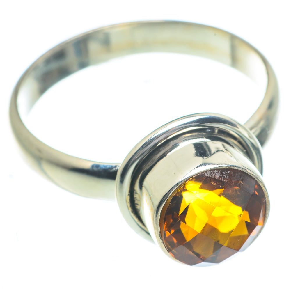 Mandarin Citrine Rings handcrafted by Anasilvercos - RING62898