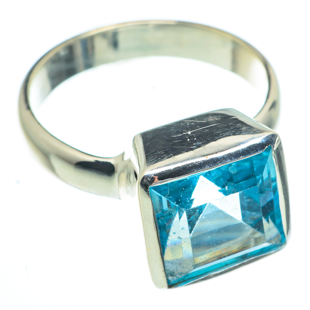 Blue Topaz Rings handcrafted by Anasilvercos - RING62908