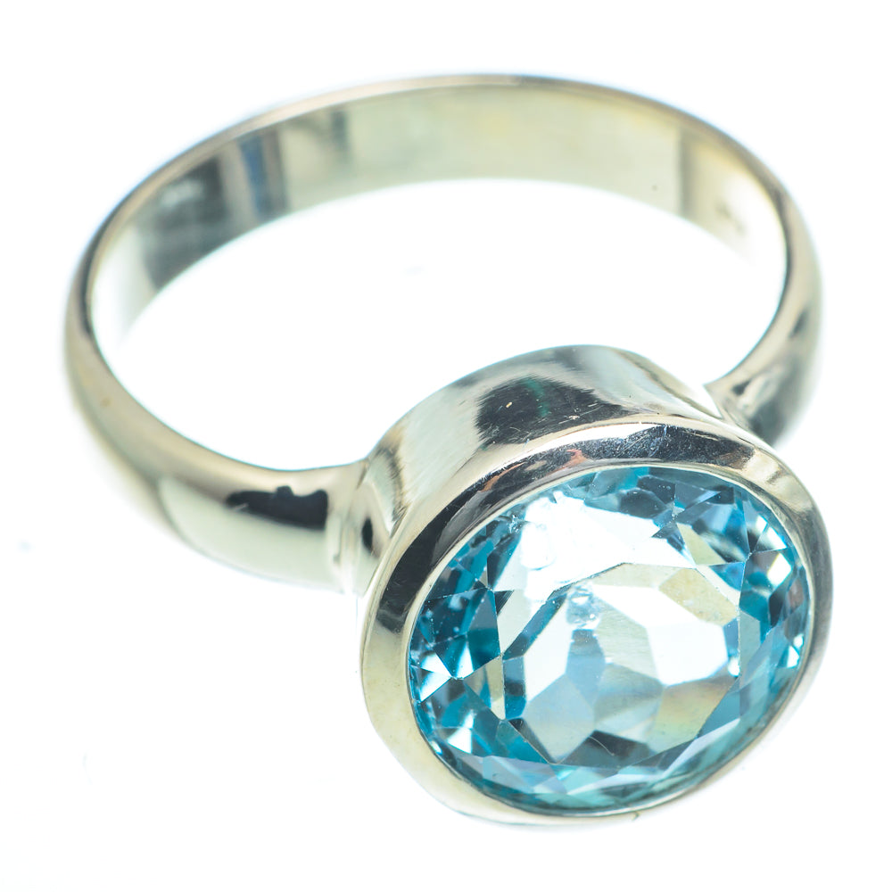 Blue Topaz Rings handcrafted by Anasilvercos - RING62910