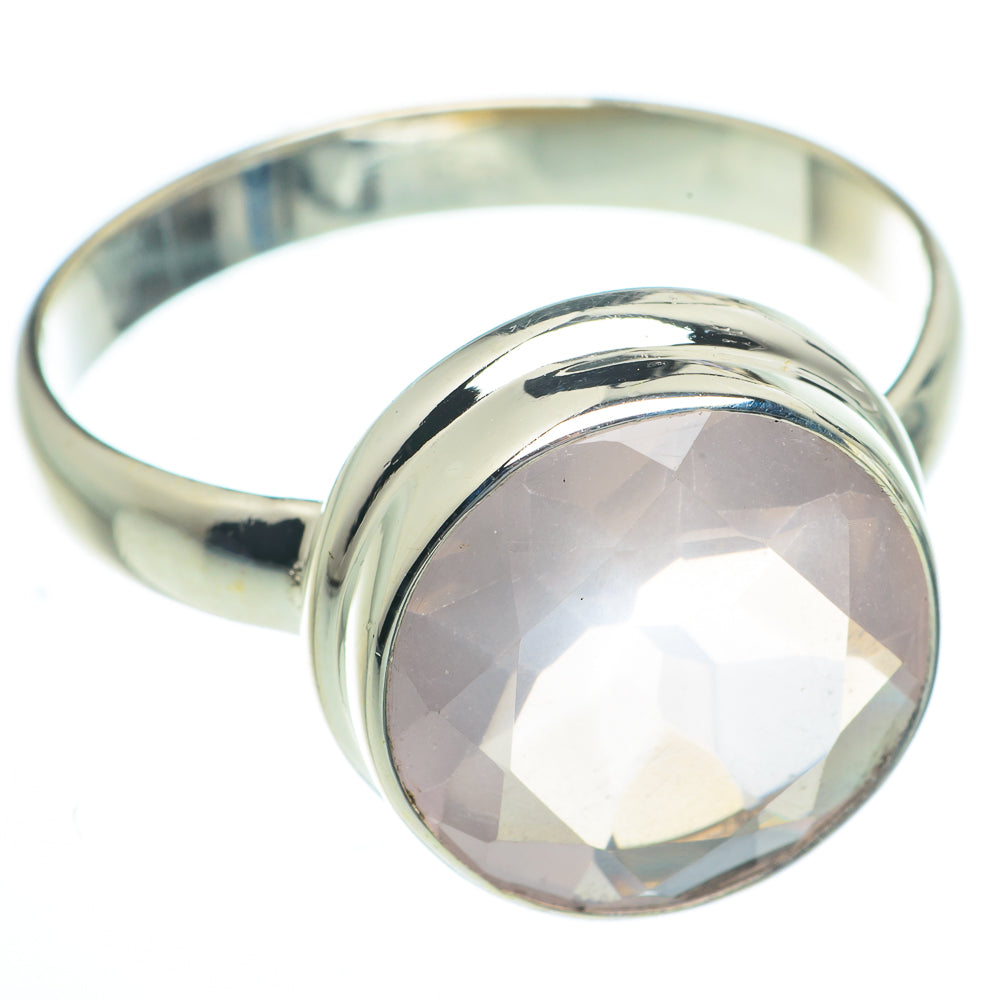 Rose Quartz Rings handcrafted by Anasilvercos - RING62920