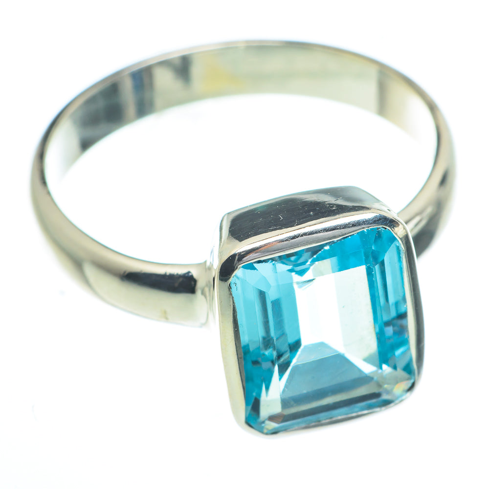 Blue Topaz Rings handcrafted by Anasilvercos - RING62930