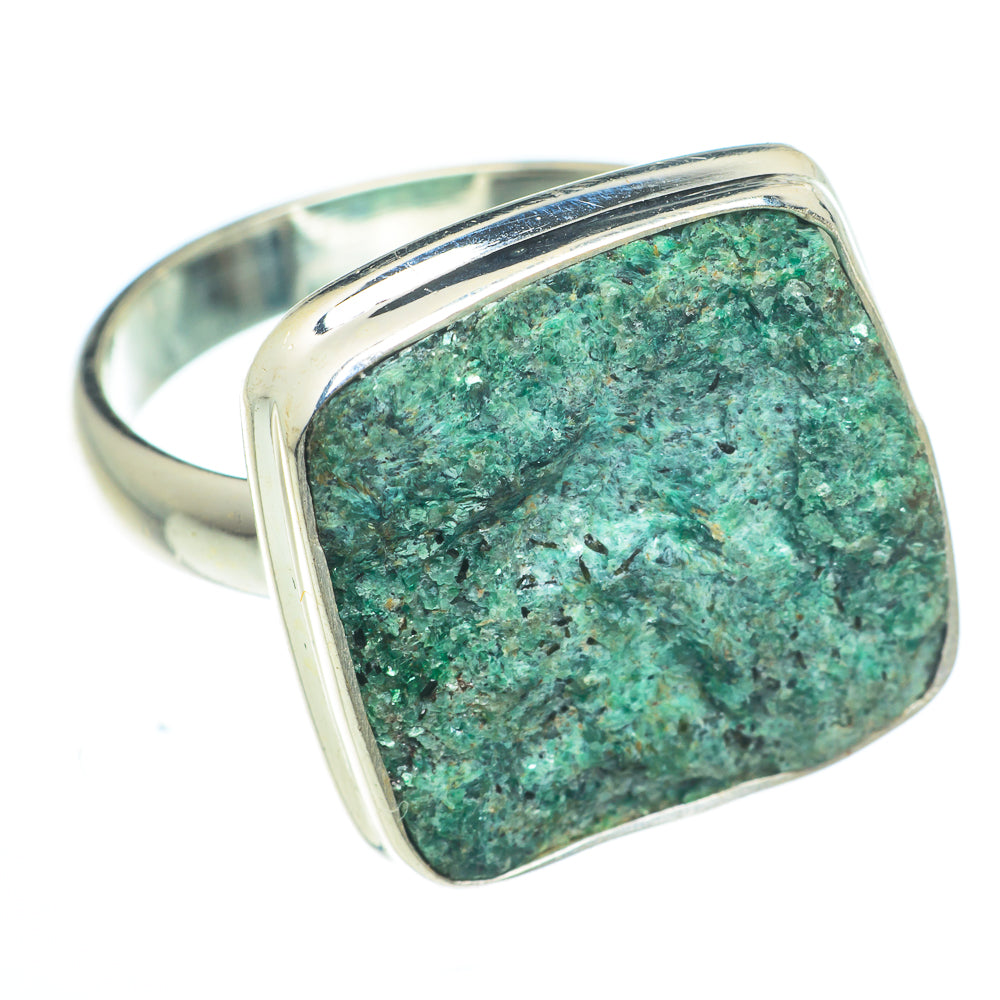 Green Fuchsite Rings handcrafted by Anasilvercos - RING62935