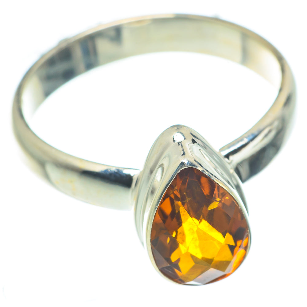 Mandarin Citrine Rings handcrafted by Anasilvercos - RING62937