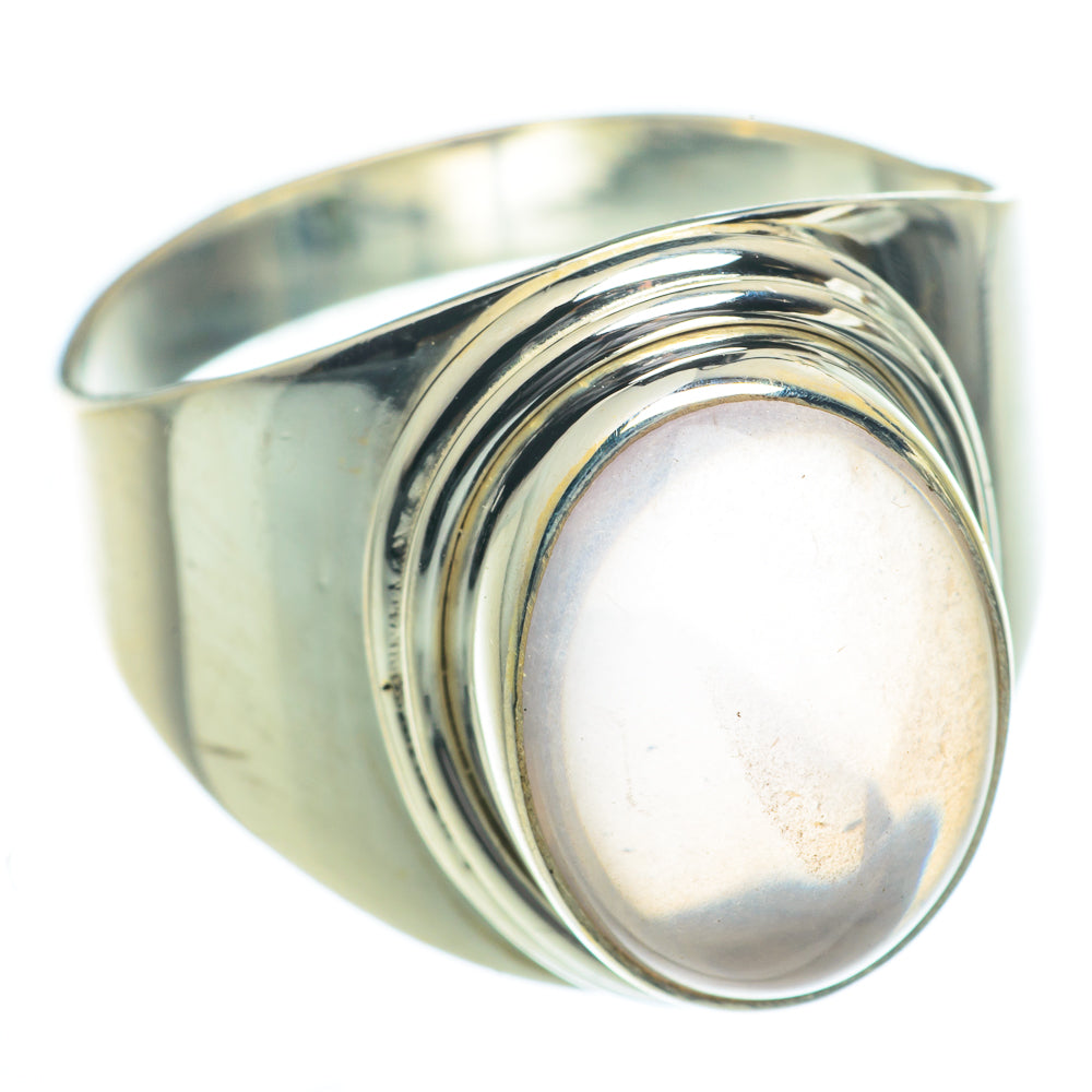 Rose Quartz Rings handcrafted by Anasilvercos - RING62940