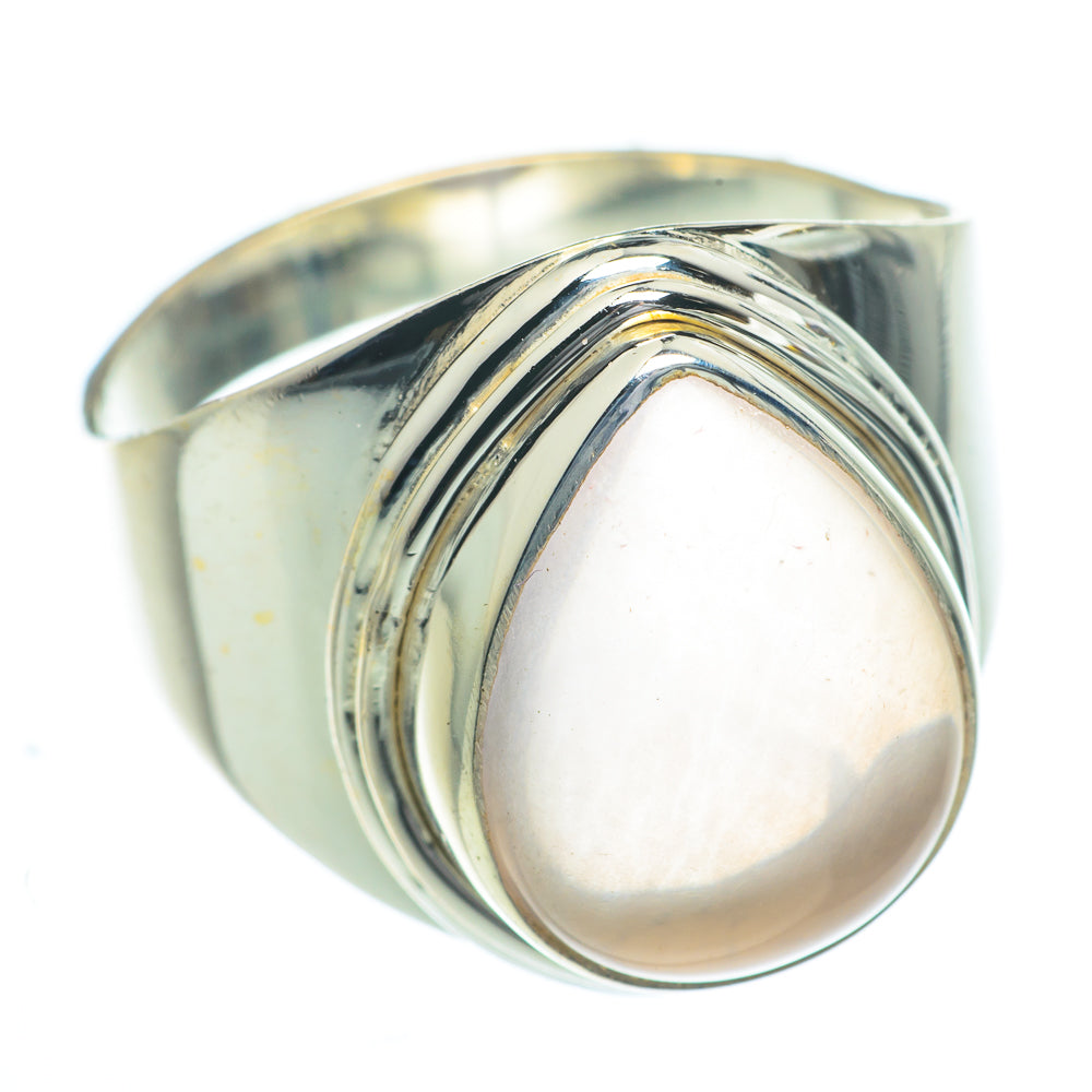Rose Quartz Rings handcrafted by Anasilvercos - RING62982