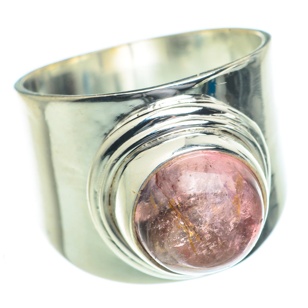 Pink Tourmaline Rings handcrafted by Anasilvercos - RING63000