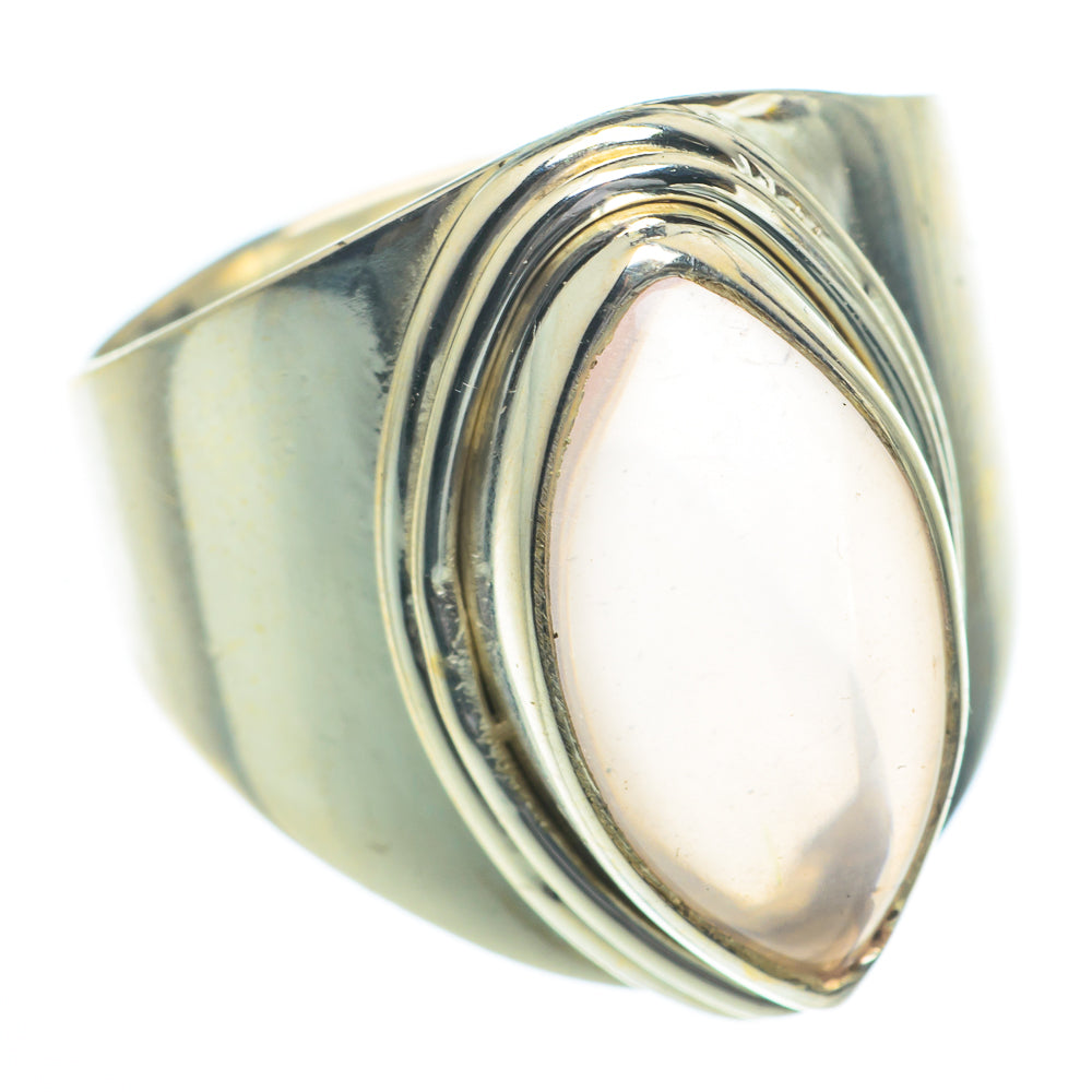 Rose Quartz Rings handcrafted by Anasilvercos - RING63002