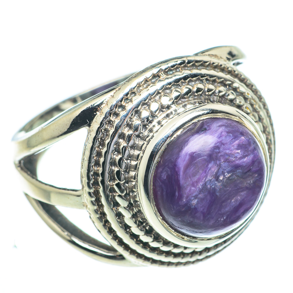 Charoite Rings handcrafted by Anasilvercos - RING63020