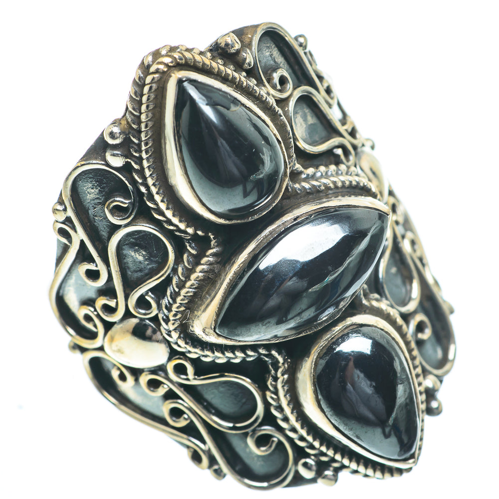 Hematite Rings handcrafted by Anasilvercos - RING63036