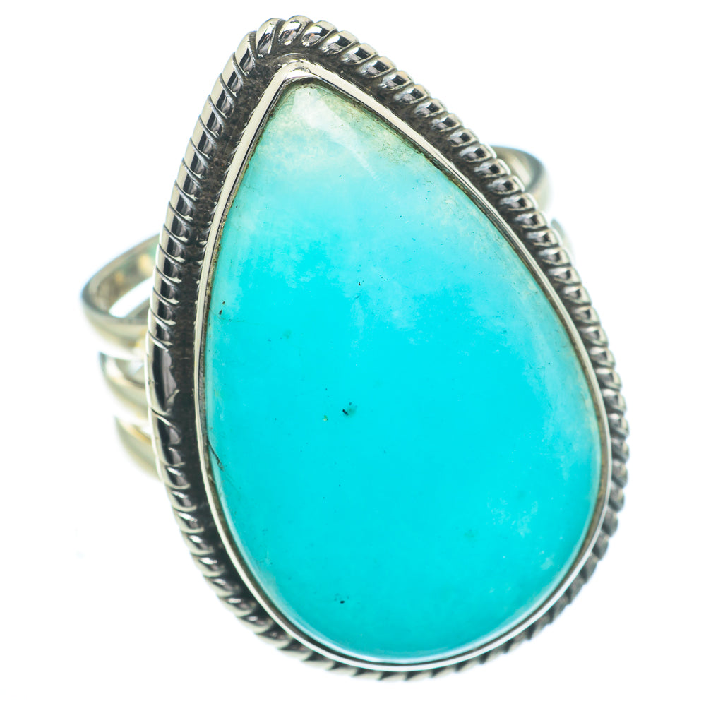 Peruvian Amazonite Rings handcrafted by Anasilvercos - RING63039