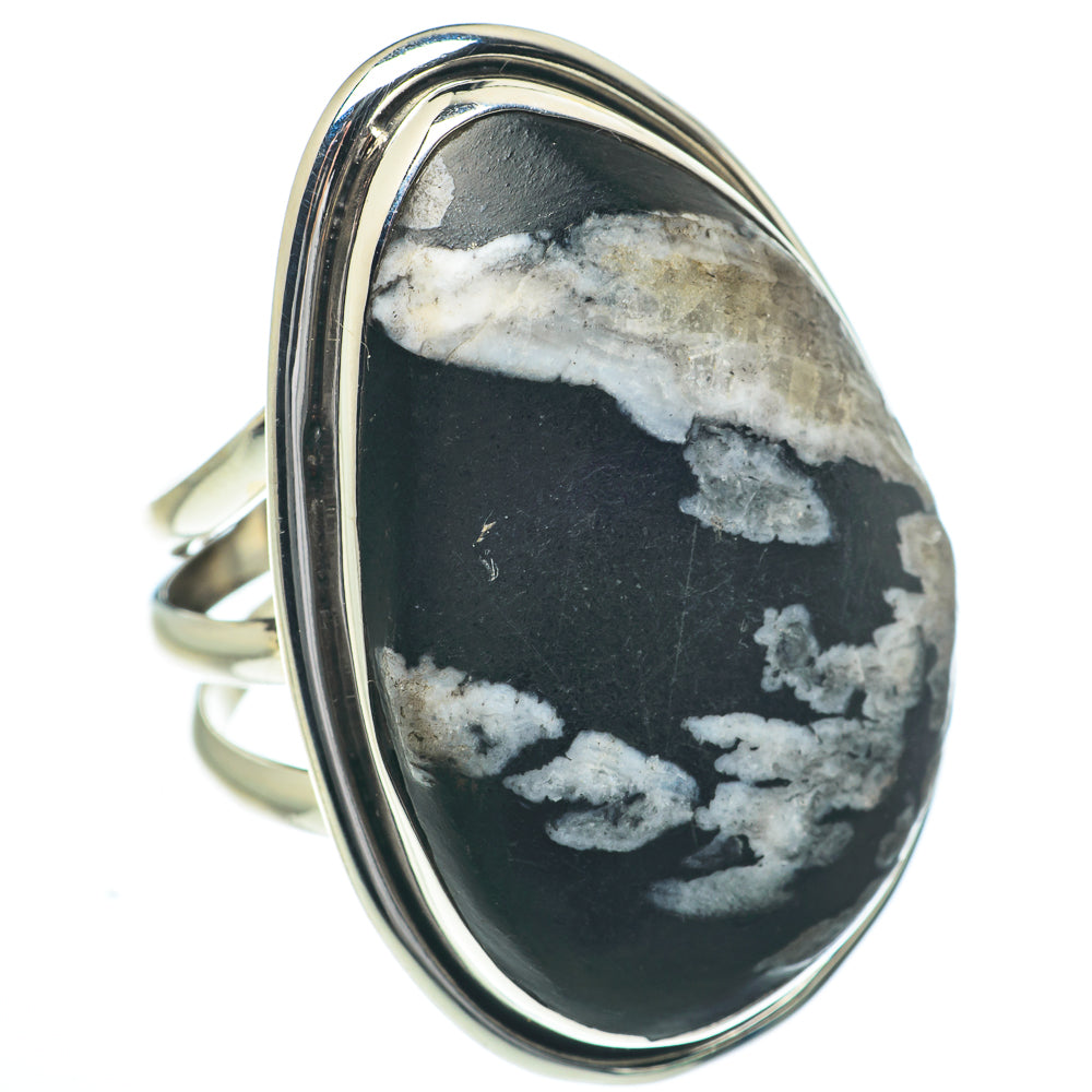 Chrysanthemum Stone Rings handcrafted by Anasilvercos - RING63047