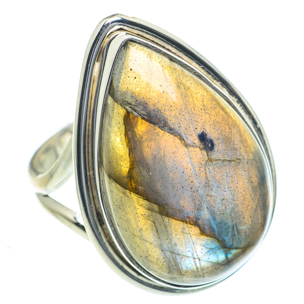 Labradorite Rings handcrafted by Anasilvercos - RING63050