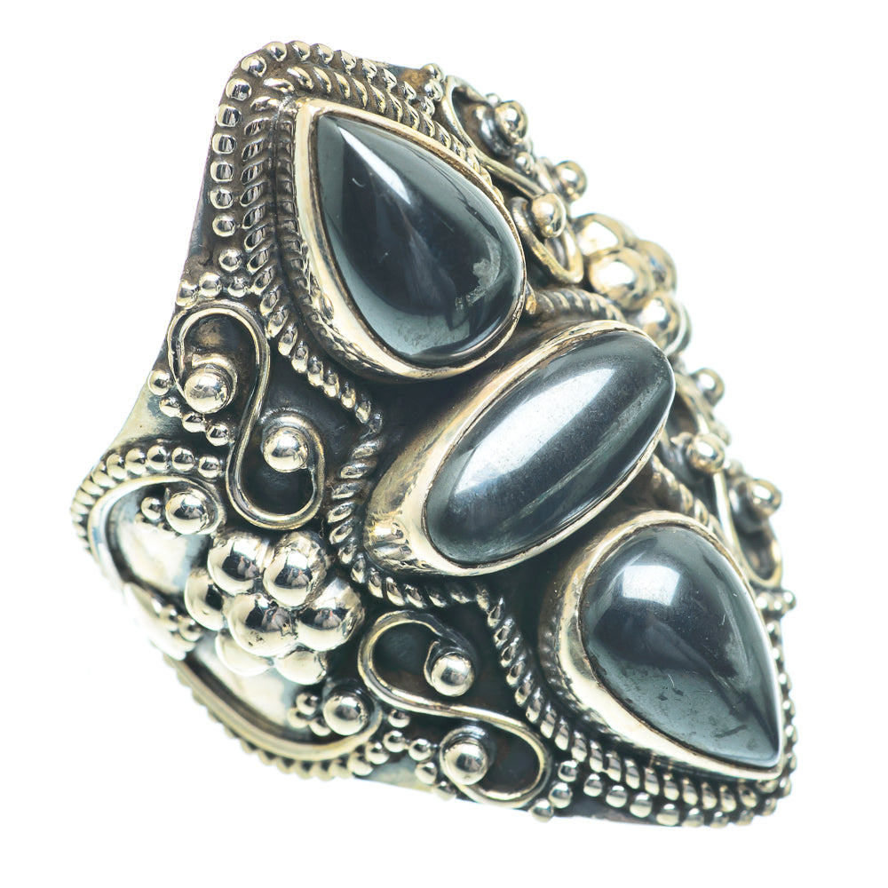 Hematite Rings handcrafted by Anasilvercos - RING63067