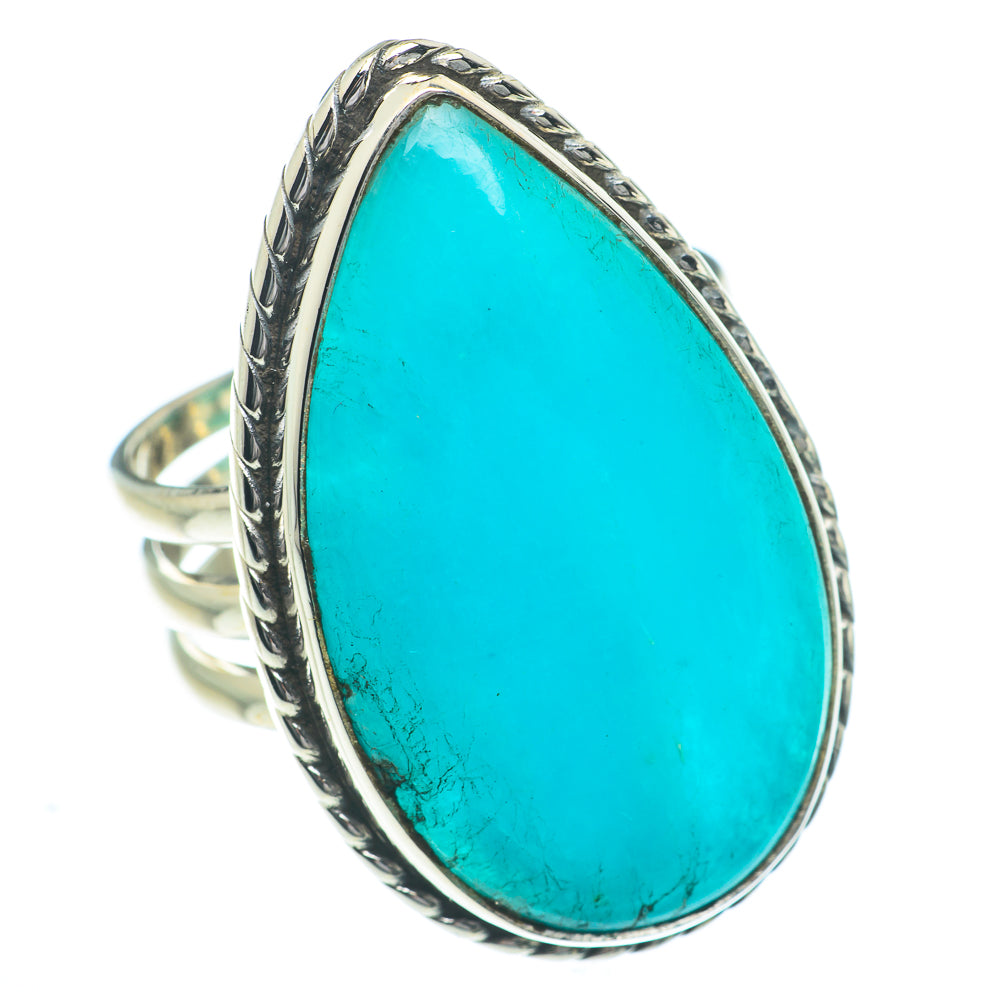 Peruvian Amazonite Rings handcrafted by Anasilvercos - RING63082