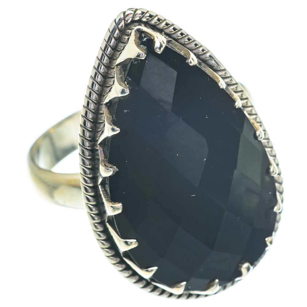 Black Onyx Rings handcrafted by Anasilvercos - RING63089
