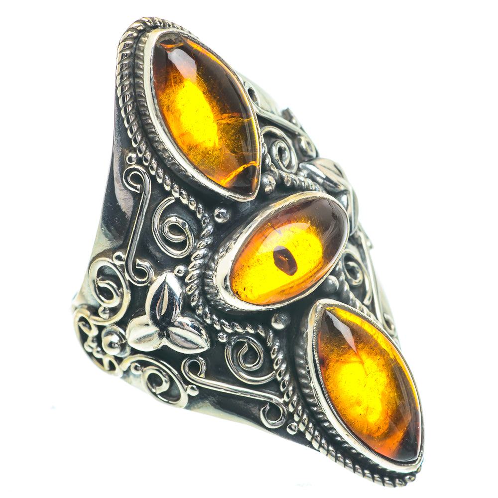 Baltic Amber Rings handcrafted by Anasilvercos - RING63099