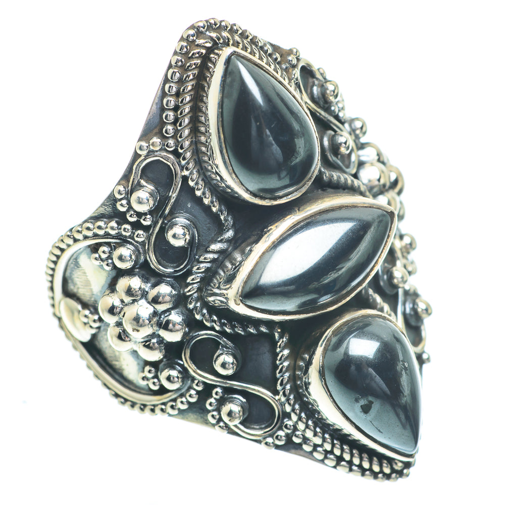 Hematite Rings handcrafted by Anasilvercos - RING63102