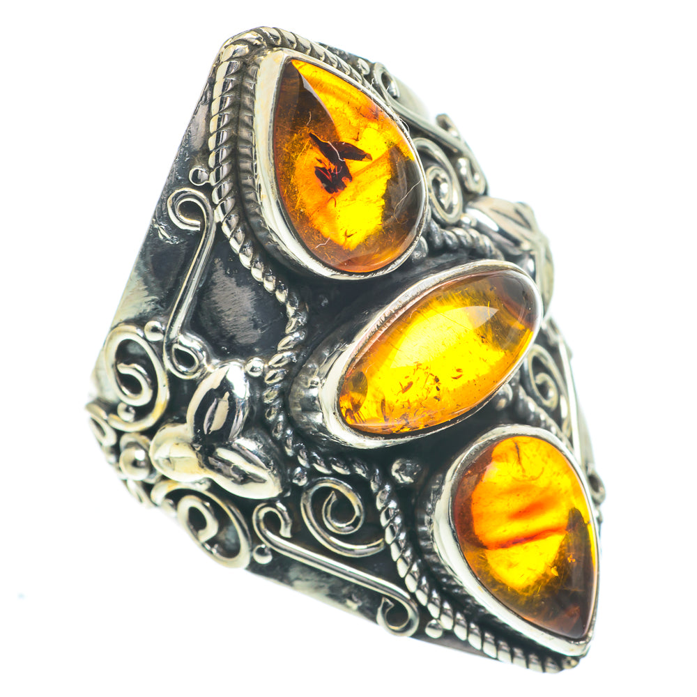 Baltic Amber Rings handcrafted by Anasilvercos - RING63108