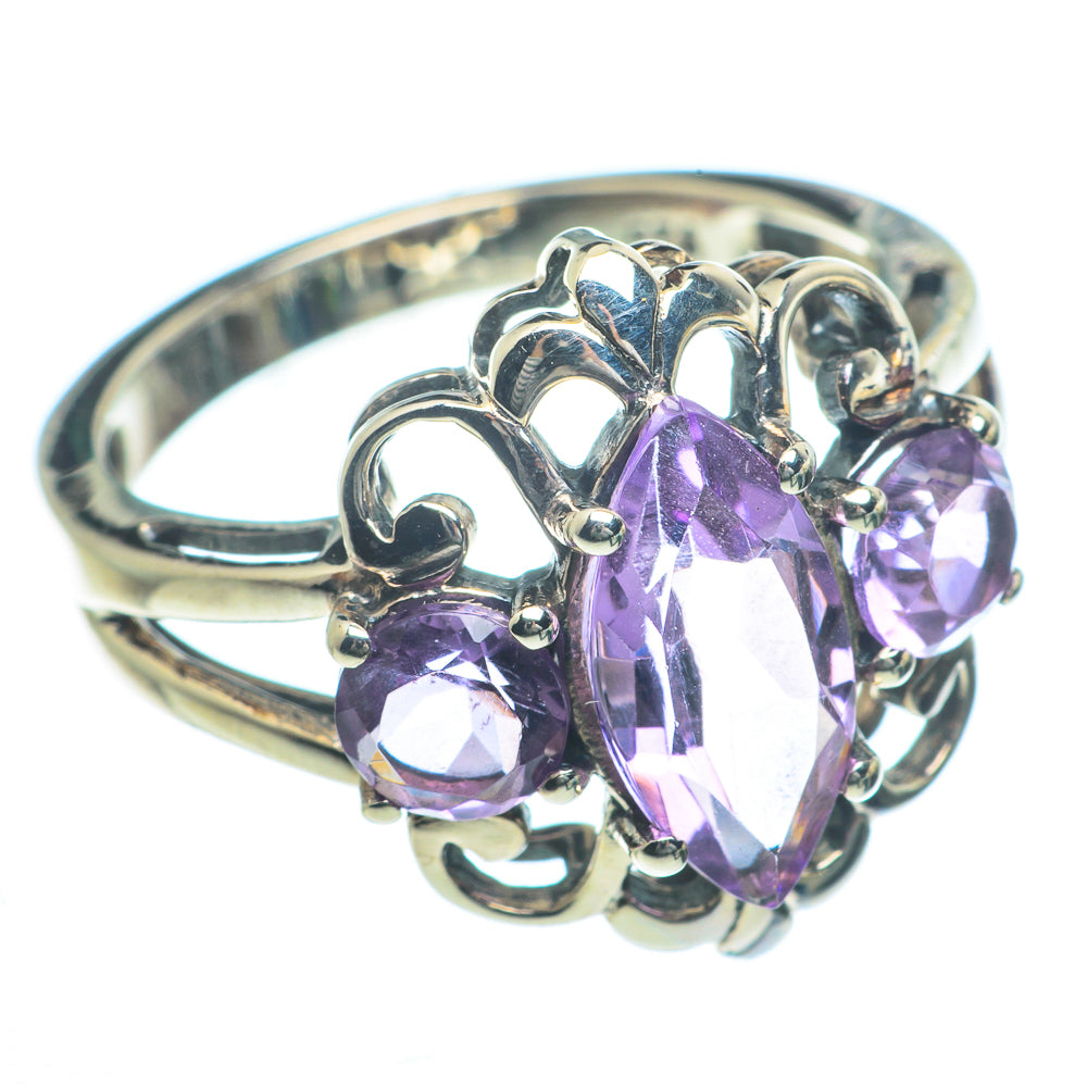 Amethyst Rings handcrafted by Anasilvercos - RING63128