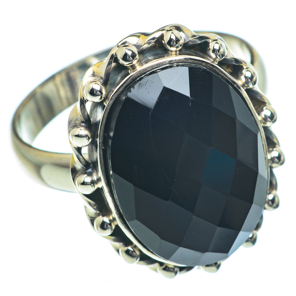 Black Onyx Rings handcrafted by Anasilvercos - RING63133