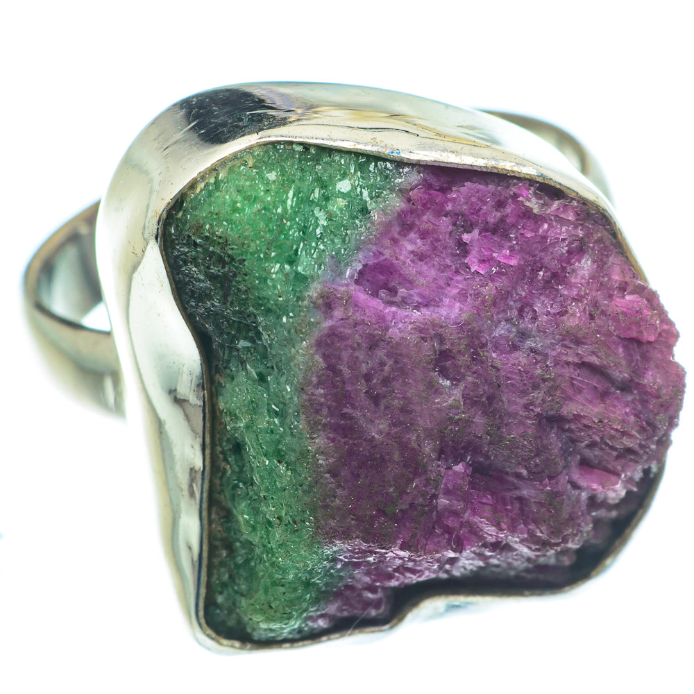 Ruby Zoisite Rings handcrafted by Anasilvercos - RING63136