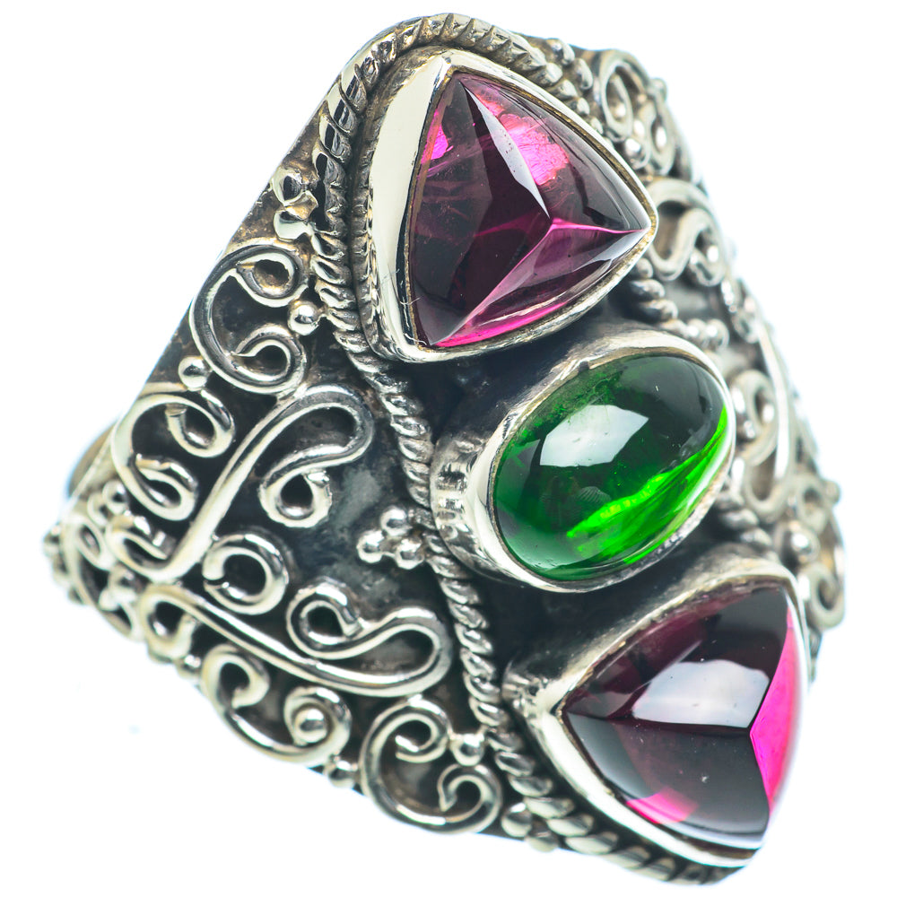 Garnet Rings handcrafted by Anasilvercos - RING63137