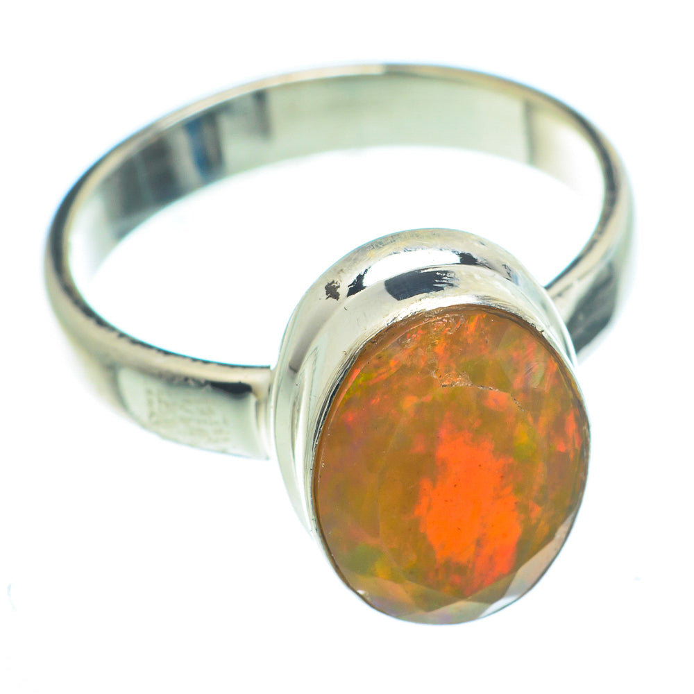 Ethiopian Opal Rings handcrafted by Anasilvercos - RING63138