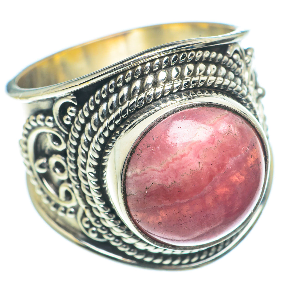Rhodochrosite Rings handcrafted by Anasilvercos - RING63152