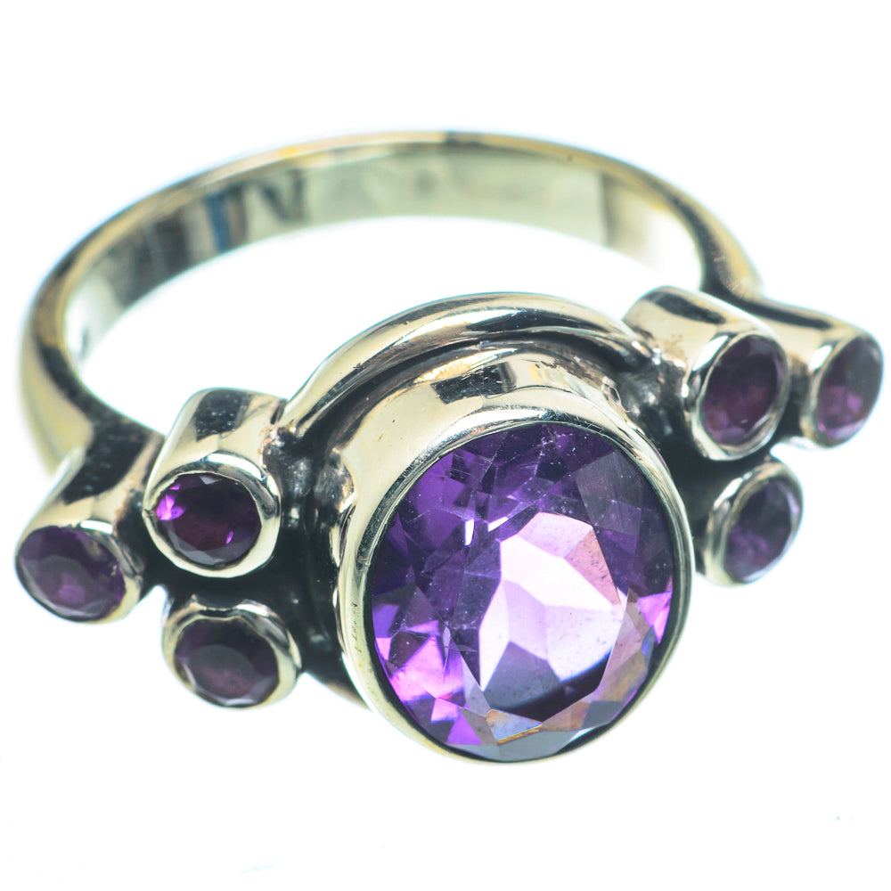 Amethyst Rings handcrafted by Anasilvercos - RING63156
