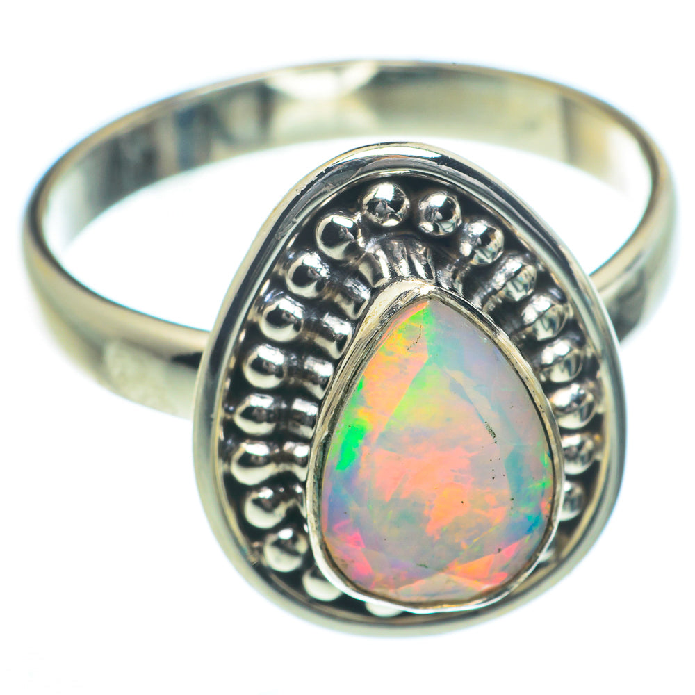 Ethiopian Opal Rings handcrafted by Anasilvercos - RING63167
