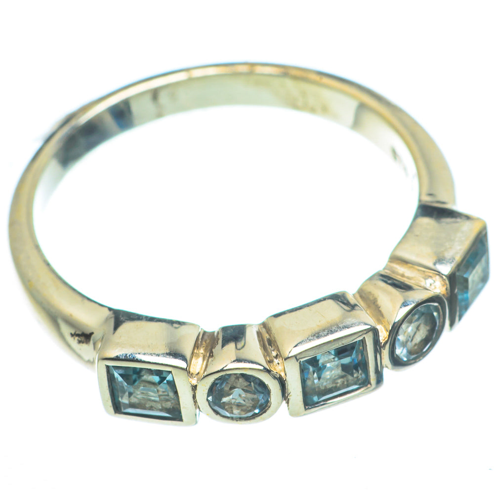 Blue Topaz Rings handcrafted by Anasilvercos - RING63172