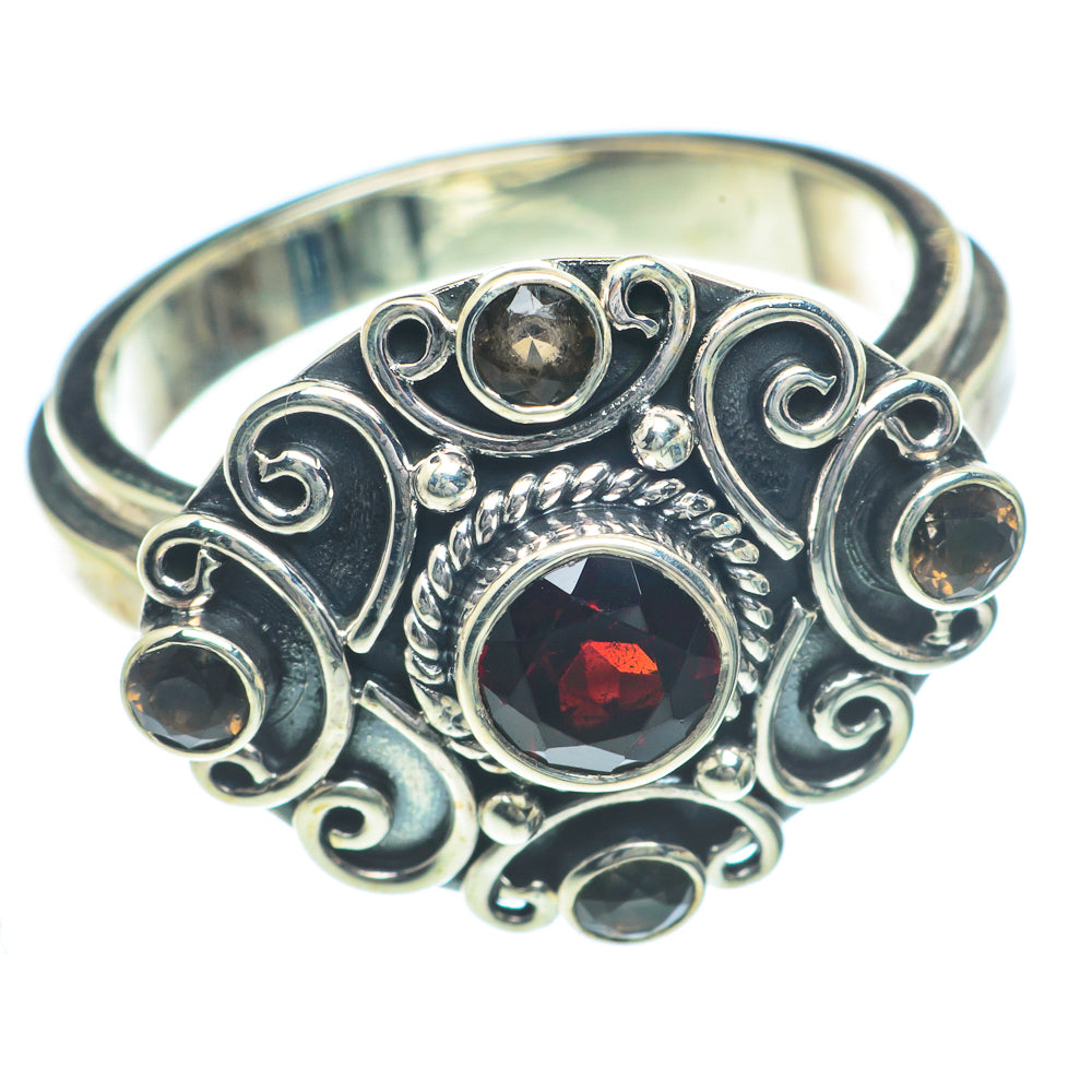 Garnet Rings handcrafted by Anasilvercos - RING63181