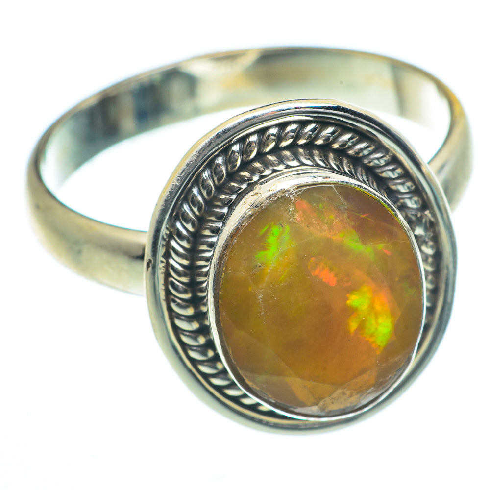 Ethiopian Opal Rings handcrafted by Anasilvercos - RING63194