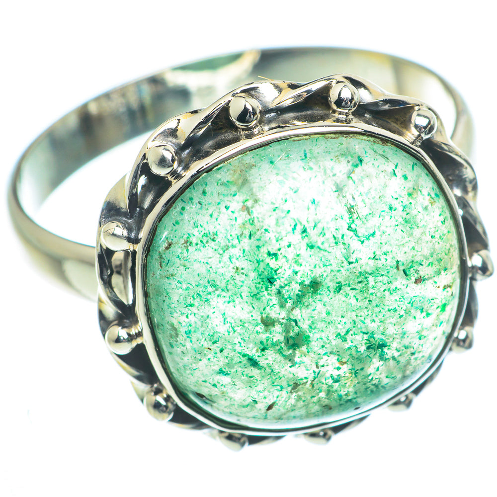 Green Aventurine Rings handcrafted by Anasilvercos - RING63201